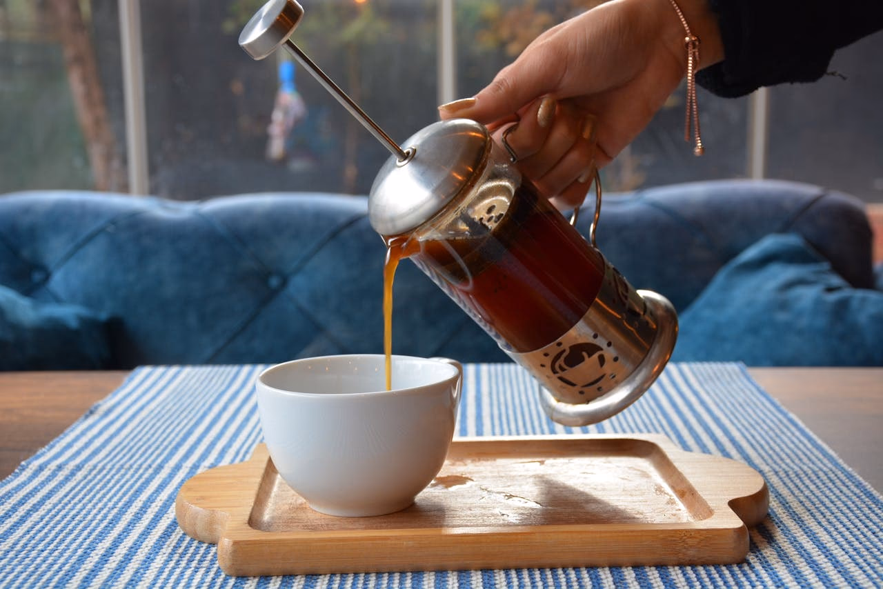 Coffee beans background