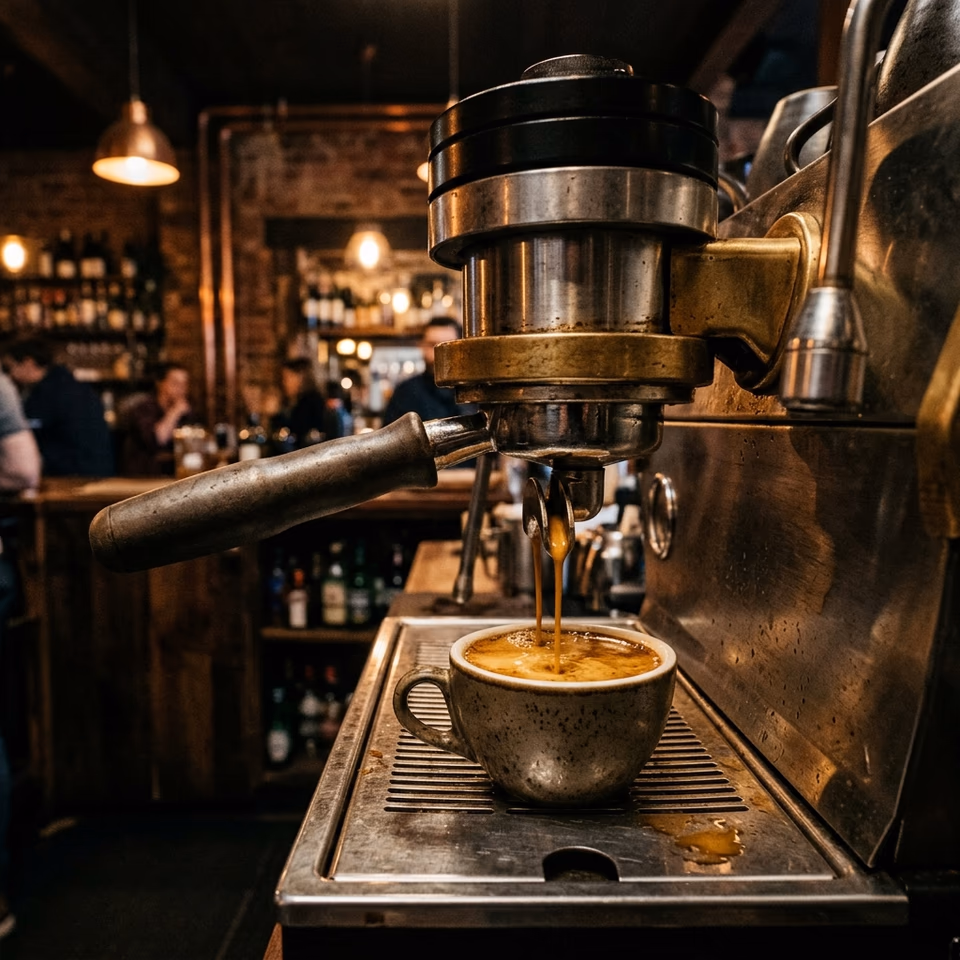 Espresso brewing in India