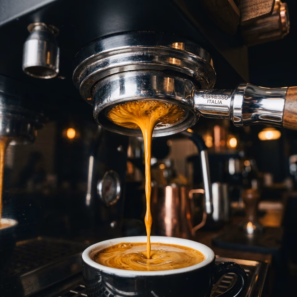 Espresso brewer mechanism