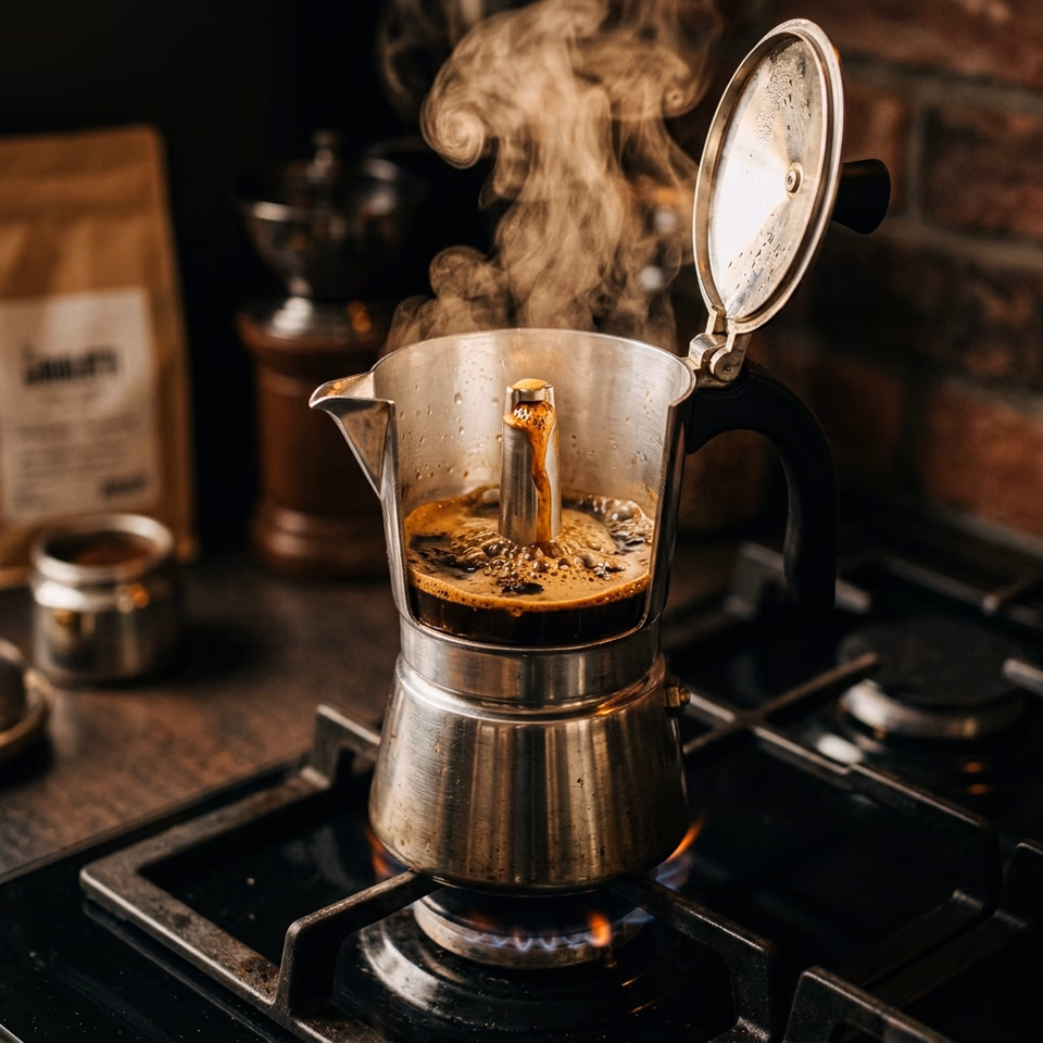 Moka Pot brewer mechanism