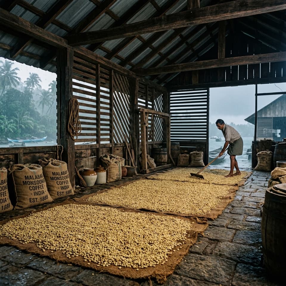 monsooned-malabar process coffee
