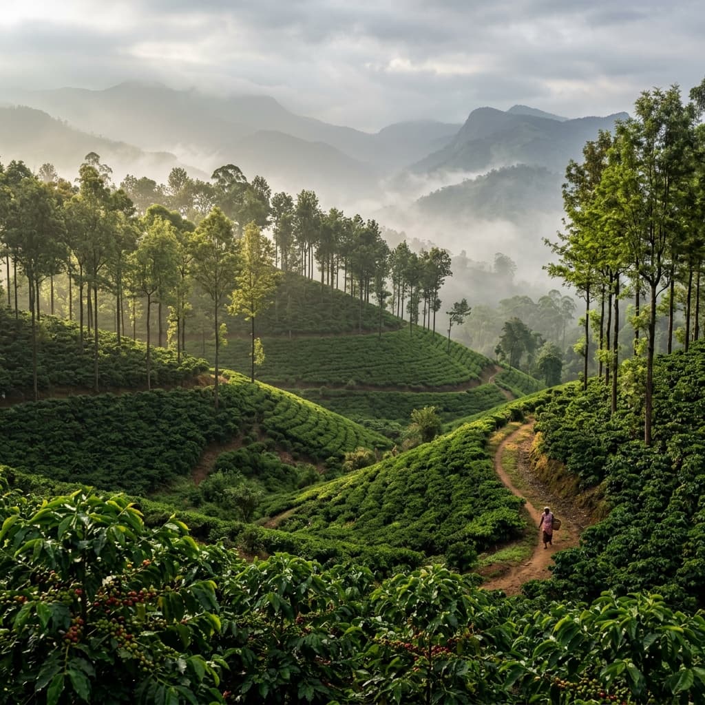 Northeast India coffee landscape