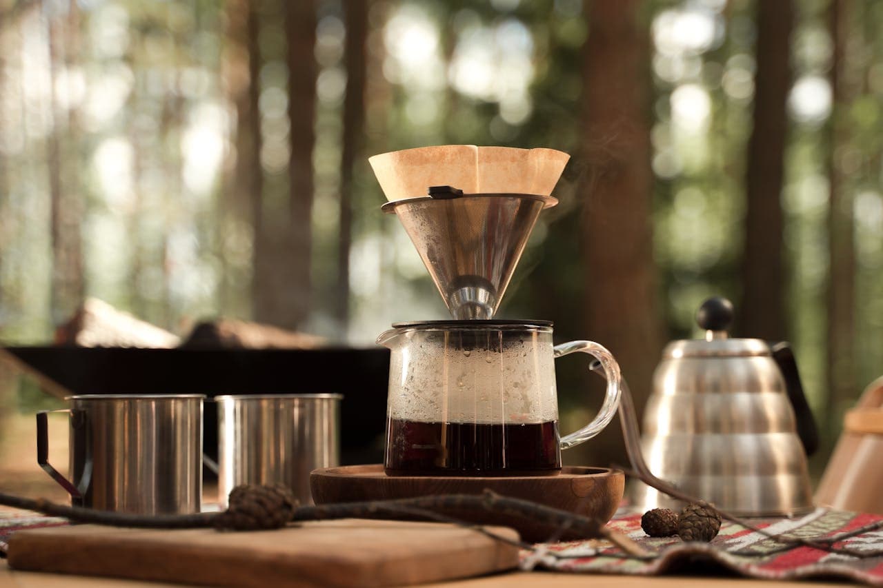Coffee beans background